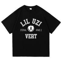 Lil Uzi Vert New Album Etemal Atake 2 Same T Shirt Men Clothing Harajuku T Shirts Vintage Unisex High Quality Cotton Tops M gray