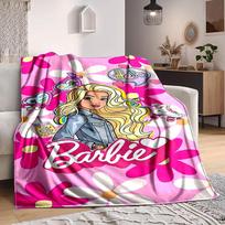 1 vnt. Barbie lėlės pledas Poliesterio pluoštas, visų sezonų komfortas sofai, lovai, biurui, automobiliui, stovyklavimui, idealus namų dekoras ir dovana, biuro komfortas 130x150cm gray