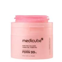 MEDICUBE PDRN Pink Collagen Toning Gel Toner Pad 120ml /70pads set pink