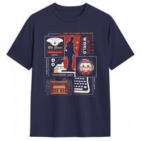 Dont Write  Alan Wake TShirt Summer  Streetwear TShirts 100 Cotton Hip Hop Tshirt For Men Print Tees 2XL red