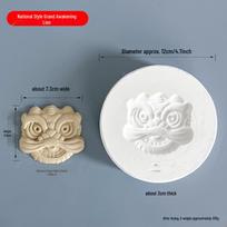 Keturios Dieviškosios Žvėrys Keraminės Priemonės: Gipso Liejimo & Greito Prototipavimo Forma gray