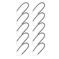 10Pcs Multifunctional Luminous Zipper Puller Camping Zip Extension Pull Rope for Backpack gray