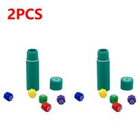 Gonggi Game Set Traditional Play Game 5pcs Stones Tossing Games with Case Korean Jack Stones Pebbles Play Game for TV Fans 2PCS B blue
