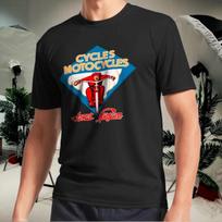 Men's and Women's T-shirts Monet et Goyon vintage bike M brown