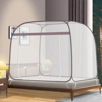 Easy One-Touch Square Mosquito Net Tent Large Bed Camping Netting Single to Family Size Single door