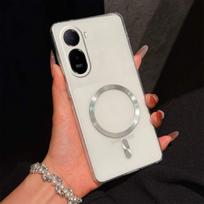 Semi‑Transparent Fashion Line Design Phone Case for Xiaomi Redmi A7 Pro,POCO C81 Pro Soft TPU Cover POCO C81 Pro balta