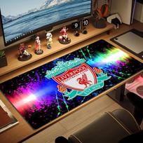 Liverpool FC Logo Color Mouse Pad Large Gaming Table Cushion Non-slip Laptop Tablet Big Mousepad XXL Mat Mini PC Playmat With Lock edge 30cmx60cm(11.8x23.6inch)