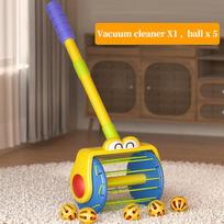Kid Montessori Bell Emitter Dust Catcher Launch Bubble Watering Game Electric Vacuum Cognition Sensory Training Sport Toy Gift orange
