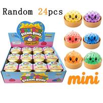 Blind Box Colorful 10 Styles Glitter Dumpling Glitter Dumpling Squishy With Box Dumplings Sensory Squeeze Toy For Stress Relief beige