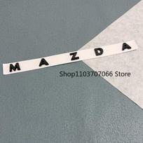 Skirta Mazda EZ-6 Galinės bagažinės dangčio EZ6 Raidės Ženklelis Emblema Blizgančiai juoda Chromuota Pakeitimo Lipdukas Decal Automobilio Aksesuarai white