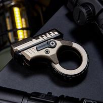 Zoom Edc Youth Edition Pushing Card Fidget Spinner Crisp Sound Push Slider Anxiety Stress Relief Ratchet Metal Decompression Toy black
