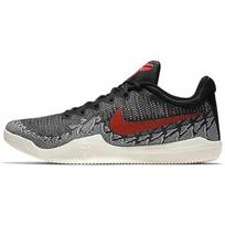 Nike Mamba Rage EP 'Bright Cimson' (Unisex) Black / Bright Crimson-Sail Basketball Shoes 908974 060 44.5
