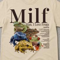 Man I Love Frogs T-Shirt, Unwearable Shirts, Funny Frog Shirt, Frog Gifts, Frog Gift, Frog Lover Gift, Frog Tshirt, Frog T Shirt, Frog Shirt M gray