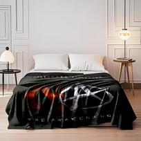 Narcotics Anonymous Logo with The Awakening - Flannel blanket for bedroom, living room, sofa, and nap sofas 80x120cm(31*47in) gray