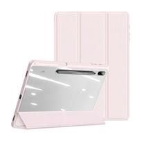 Tablet Case Tab S12 Plus S6 Lite A9 S7 FE Shockproof Acrylic Cover With Stand Magnetic Folio Tri-fold Samsung Tab A11 Plus, A9 Plus No S Pen