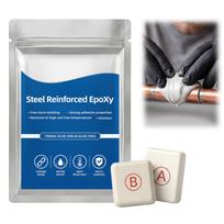 Reinforced Epoxy Putty Steel Reinforced Epoxy Putty Multi-Purpose Repairs Clay for Bonding Metal Plastic Wood Tiles Ceramics China Mainland gray