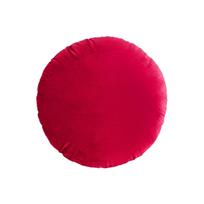 Apvalus olandiško aksomo užvalkalas pagalvei: Patogus, paprastas namų ir biuro sofos čiužinys Diameter 45cm red