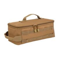 Outdoor Carrying Picnic Tableware Organizers Camping Storage Bag Large Capacity Outdoor Cooking Utensils Storage Bag brown