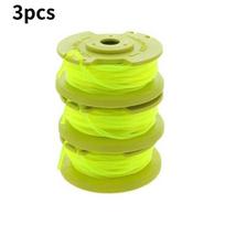 Ryobi Trimmer Spool And Cap Set Durable Replacement Ac80rl3 Ac14hca For Lawn Mowers 3pcs