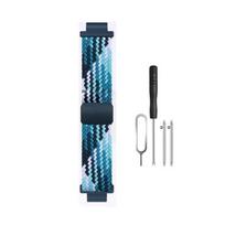 Textured Kids Watch Strap Replacement with Quick Wear Style, Comfort Band and Tool Set for Everyday School Use black