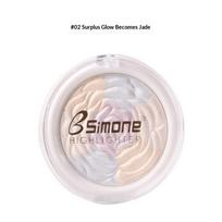 Bsimone Diamond Highlighter Powder Palette Glitter Face Contour Brighten Makeup Shimmer Ultra-Concentrated Illuminate Cosmetic 2 white
