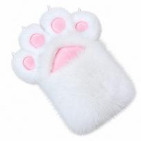 1Pc Thicken Cosplay Cat Paw Glove Squeaking Furry Glove New Cat Claw Mittens  Gifts white
