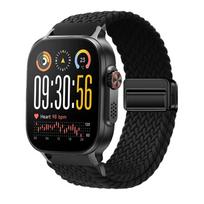 Braided Magnetic Straps For Realme Watch 5/S2 Wristband Accessories bracelet correa Realme Watch 2/3/S/3 2 S Pro 22mm watch Band Realme Watch 5 juoda