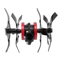 Soil Loosening Wheel 7 Teeth 26mm Multifunctional Brush Cutter Plowing Wheel Accessory for Cultivator Tool black