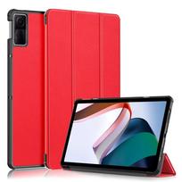 For Xiaomi Redmi Pad SE 2023 Case 11 Inch Magnetic Smart PU Leather Folding Stand Cover For Redmi Pad 10.6 2022 Case 10.61 Inch Redmi Pad 10.6 2022 raudona