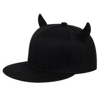 Unisex Horns Snapback Hip-hop Hats Spring and Autumn Outdoor Adjustable Casual Baseball Caps Sunscreen Hat juoda