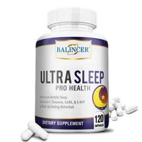Balincer Ultra Sleep Capsules, L-Theanine, GABA, 5-HTP, Melatonin, Magnesium, 120 Caps 120 Capsules