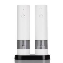 USB Electric Automatic Mill Pepper And Salt Grinder With LED Light Adjustable Coarseness Partner Grinders Kitchen Cooking Tool