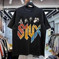 Styx Concert T-shirt Styx Tour Guitar Band Black Unisex Shirt S-5XL KH16139 S white