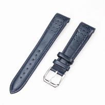 21 mm pralaidi odinė laikrodžio apyrankė Seiko Watch Strap Sportura serijai Barcelona SNAE SNP SRG SUN SPC089 SSC lenkta apyrankė 21mm width mėlyna