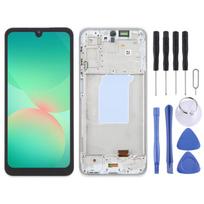 For Samsung Galaxy A26 SM-A266B 6.46 inch OLED LCD Screen Digitizer Full Assembly with Frame balta
