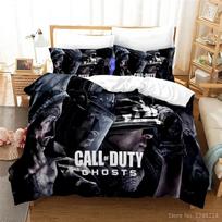 3D Spausdintas Call Of Duty Žaidimo Antklodės Patalynės Komplektas Lovos Patalynė Dvigaliai Pusės Antklodės Užvalkalas Ir Pagalvės Užvalkalas Namų Buities 70x133cm 3pcs