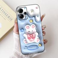 Skirta Motorola Moto G13 G23 dėklas Mielas panda ir ramunėlės dažytas dangtelis Minkšto silikono telefono dėklas Skirta Moto G23 G 13 MotoG13 MotoG23 Coque Moto G23