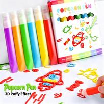 3D Raised Bubble Drawing Pens, 3D Relief Watercolor Art Pens for Drawing Coloring, Works on Multiple Surfaces with 3D Effects multi