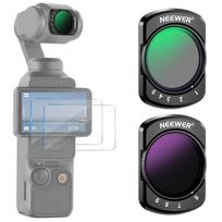 NEEWER ND Filter Set for DJI Osmo Pocket 3 ND8 ND16 ND32 ND64 ND128 ND256 ND1000 ND8/PL ND16/PL ND32/PL ND64/PL ND2 ND32 ND64 ND512 gray