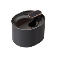 3L Pet Drinking Fountain Plastic Pet Water Dispenser  For Cats Dogs Puppy dark blue-waterer black