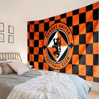 1PC Dundee United Crest Design Tapestry Hanging for Bedroom,Livingroom, Playroom,Decor Art Room Wall Tapestry Holiday and Birthday Gifts 100cmx150cm black