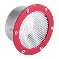 Universal Car Racing Air Duct Grille Bumper Vent Inlet for Cold Air Intake raudona