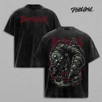 BioShock Big Daddy Horror Graphic Tees, Vintage Rapture Gaming Merch 150 black