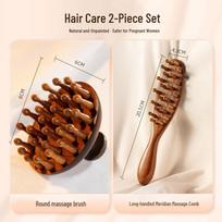 Niliya Sandalwood Scalp Massage & Anti-static Gua Sha Comb Standard