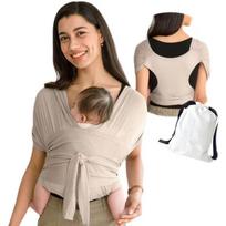 Baby Sling Carrier Front Carry Breathable Summer Sears‑Style Baby Wrap Newborn Infant Portable Outdoor Baby Carrier L pilkšvai balta