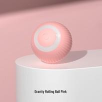 VZZS Smart Rechargeable Cat Toy Ball rožinė