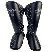 twins black professional kids boxing training shin guard adults kickboxing Sanda boxing Leggings Ankle protection for M 1 BLACK XL(176-195cm)