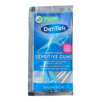 Dental Tape Set, Dentek, Comfort Clean, Sensitive Gums, 3 Pcs