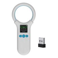 Animal Microchip Pet Tag Scanner ID Reader RFID EMID Animal Handheld Chip Reader BT+USB+2.4G balta
