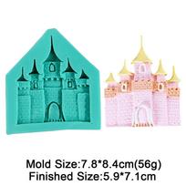 Marry Decoration Silicone Mold Wedding Dress Fondant Cake Decorating Tools For Chocolate Dessert Mousse Kitchen Baking Form blue